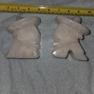 Cream Stone Bookends